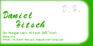 daniel hitsch business card